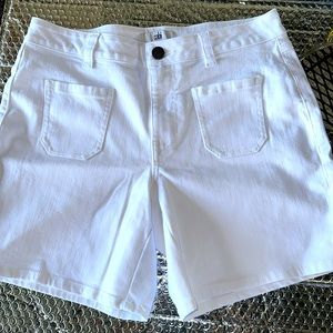Ladies Cabi denim shorts Patch Pocket